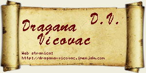 Dragana Vićovac vizit kartica